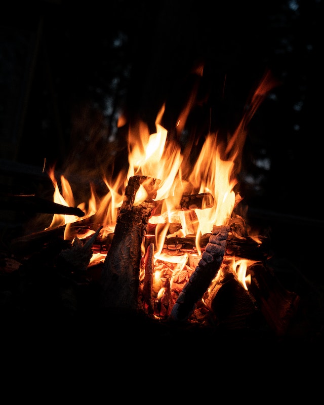 image of a fireplace